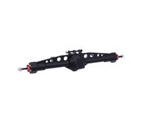 RC Front Rear Bridge Compatible With Axial For SCX10 Pro 1/10 RC Crawler Cars Upgrade Parts Complete CNC Integrated Front Rear Straight Axles Set(Red,Rear)