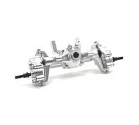 RC Front Rear Bridge Compatible With FMS For FCX24 For Xiaoqi Crusher K5 1/24 RC Car Upgrade Parts Accessories Metal Front Rear Complete Axle Kit(Silver)
