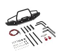 Rc Front Rear Bumpers For Axial For Defender For TRX-4 For SCX10 D90 D110 90046 1/10 Metal Front Bumper With Light RC Crawler Car Upgrade Parts