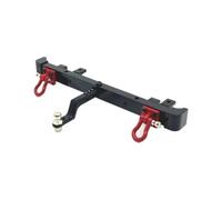 Rc Front Rear Bumpers For MN For MN82 LC79 1/12 Metal Upgraded Bumper Trailer Hook RC Car Parts Repair Replacement Accessories(Black)