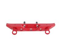 Rc Front Rear Bumpers For MN128 1/12 Metal Bumper Pull-out Trailer Modification Trailer Hook Parts Accessories Can Be Installed RC Car Upgrade(Red)