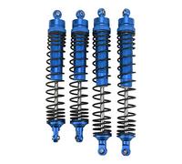 RC Front Rear Shock Absorber, Aluminum Alloy Adjustable Spring Damper for Axis RBX10 Ryft 4WD 1/10 RC Car, Dark Blue - CNC Machined, High Tensile Strength, Enhanced Durability (Dark Blue)