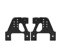 RC Front Rear Suspension Bracket, Replacement for RGT Crawler EX86100 1/10 Car, Lightweight Aluminium Alloy Upgrade Kit with Corrosion Resistance, for Off - Road Crawling and Rock (Black R86017BL)