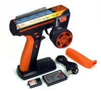 RC FS-GT3C 3ch 2.4GHz LCD GT3C Orange Transmitter & GR3C Receiver TS897