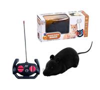 RC Funny Wireless Electronic Remote Control Pet Toy For Cats（black） (Black, 28x8.8cm)