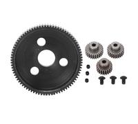 RC Gear Set Replacement Metal 83T Spur Gear with 23T 25T 27T Pinion Gears Set for SLASH 1/10 2WD RC Car Efficient Rotation Strong Durability Low Noise Easy to Maintain