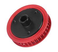 RC Gears, RC Car Motor Gears Motor Rubber Belt Modified Combination Fit for Axial SCX10 Car Model (Red)