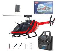 RC Heliciopter for Adults, RC ERA C138 Bell 206 1/30 Scale Remote Control Helicopter with One-Key Stunts, Optical Flow Positioning, Stuck Protection, Gift for Teens Adults - 1 Battery