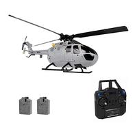 RC Helicopter Drone Single Propeller Without Ailerons 6-axis Gyro Stabilization Altitude Hold Airplane Toy Gift for Boys Girls Adults 2 Battery