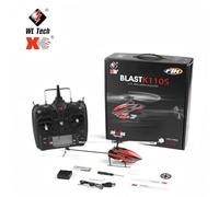 RC Helicopter, K110S Brushless 6CH Remote Control Helicopter with 3-Axis Gyro, Single Propelleron, Low-Voltage Alarm, Throttle Hold, 3D Stunt, Gift for Teens Adults - K110S