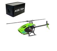 RC Helicopter Model, Goosky Legend S1 2.4G RC Electric Dual Brushless Direct-Drive 3D Helicopter Model, Mini Airplane Model Collection, Adult Kids Toys (RTF Version/Green)