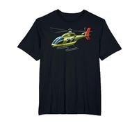RC Helicopter RC Flying Electric Model Remote Control T-Shirt, Men's Big and Tall, Black, 4X Tall