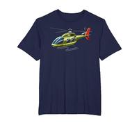 RC Helicopter RC Flying Electric Model Remote Control T-Shirt, Men's Big and Tall, Navy Blue, 4X Tall