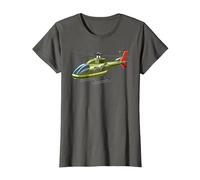 RC Helicopter RC Flying Electric Model Remote Control T-Shirt, Women, Asphalt Grey, 3X-Large