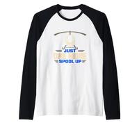 RC Helicopter RC Heli Pilot Remote Control Heli Gift Raglan Baseball Tee