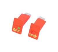 RC Helicopter Side Wing Set, Replacement Parts Accessories for C186 Series, Lightweight Plastic with Easy Installation and Impact Resistance (Orange)
