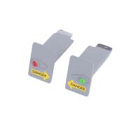 RC Helicopter Side Wing Set, Replacement Parts for C186 Series, Lightweight Plastic, Easy Installation, Guards Servos and Gears From Collisions, with Original Silky Design (Grey)