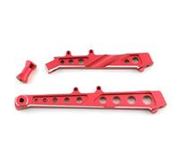 RC Jouets Parts For Arrma For Limitless V1 V2 For Infraction 6S For BLX 1/7 RC Car Upgrades Parts Accessories Metal Front And Rear Chassis Brace(Red)
