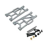 RC Jouets Parts For MJX 10208 1/10 Metal Lower Control Arm V2 Version Upgrade Remote Car Rear Model Accessory Replace Modified Replacement(Gray)