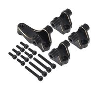 RC Jouets Parts For TRX4 For Defender For Bronco K5 8227 Panhard 1/10 Suspension Link Mounts Axle Mounting Set Black Brass RC Crawler Upgrade Parts