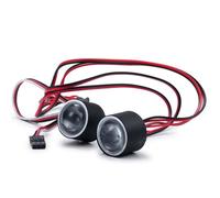 RC Lighting Kit For Axial For SCX10 III AXI03006 AXI03007 JT For Gladiator For JLU For Wrangler 1/10 Front Lights Angel Eyes Lamp RC Crawler Car(A)