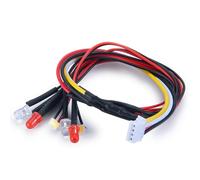 RC Lighting Kit For Kyosho For Jimny For Mini-Z 4X4 32521 1/18 3mm Red White 4 Spotlight Front And Rear Light Lamp RC Car Upgrade Accessories