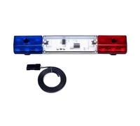 RC Lighting Kit For Tamiya 1/14 A6 360° Rotating Warning Light Roof Light Rc Trailer Truck For Fire Engine Engineering Vehicle Model Toy(White)