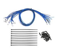 RC Lighting Kit For Tamiya For Scania 770S R620 For Volvo For Benz For Man 1/14 Lighting System PH2.0 Expand Terminal Line Wire RC Truck Parts(Blue)