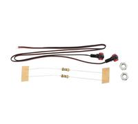 RC Lighting Kit For Tamiya For Scania For MAN For Benz For Volvo 1/14 1 Pair Front Side Lights Position/The Width Light RC Truck Trailer Tipper Car Parts(Red)