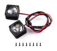 RC lighting Parts For Phoenix Vp Vs4-10 Vps09007 1/10 Angel Eyes Light Blue White Red Headlights Taillight Rc Car Upgrade Parts(Blue 2)