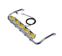 RC lights kit For Tamiya For Scania 770s For Volvo For Benz For Man Tgx 1/14 Roof Front Spotlight Rc Dump Truck Tipper Car Accessories(Yellow)