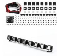 RC lights kit For Trax For Trx4 For Trx6 For Axial 1/10 Spotlight Square Ceiling Bumper Searchlight Hood A-pillar Light For Climbing Car Parts(Yellow)