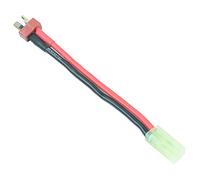 RC Male Deans T Connector to Female Mini Tamiya Adapter 100mm