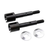 RC Metal 101228 Wheel Axle 2Pcs For HPI Racing 1/10 For Bullet 3.0 ST/MT Truck(Schwarz)
