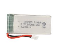 RC Model Airplane Lithium Battery Excellent Performance 3.7V 800mAh LiPo Battery 25C Rate With XH2.54 Plug