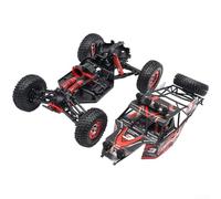 RC Model Car Shell, 1:12 Scale FY03 Empty Frame Red Green Plastic Shell DIY 4WD Desert Falcon Remote Control Kit(Red)