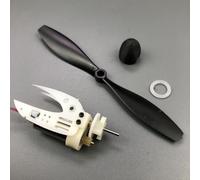 RC Model Plane DIY Gear Group High-thrust gear with fairing 4-inch propeller DIY Model aircraft Power Unit