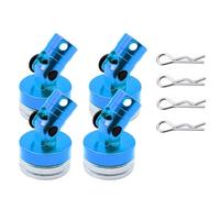 Rc Models Accessories For Tamiya For TT01/TT02 1/10 RC Car Drift Remote Control Shell -Strong Magnet Stealth Body Post With Contact Column(Blue)