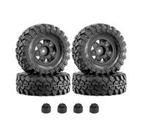 RC Models Components For Axial For Scx24 For Deadbolt For Gladiator For Bronco AX24 For Trx4m 1/24 4PCS 55x20mm Wheel Rim Tire Tyre Set RC Car Parts(B Style)