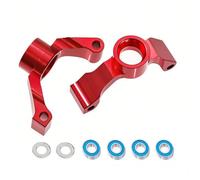 RC Models Components For Tamiya For TT02 For TT-02 1/10 Metal 3 Degrees Rear Uprights Hub Carrier 54733 RC Car Upgrade Parts Accessories(Red)