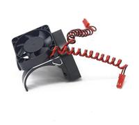 RC Models Components For Traxxas For Maxx For E-Revo For E-Maxx For Summit For Arrma 1/10 42mm Dual Fan Motor Cooling Heat Sink RC Car(Black)