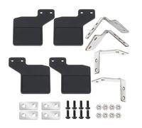 RC Models For TRX4M For Defender 1/18 Rubber Mud Flaps Front Rear Mudguard Fenders With Metal Bracket RC Crawler Car Upgrade Parts