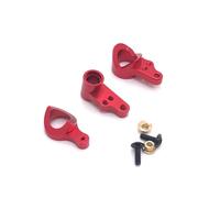 RC Models Parts For WLtoys 144010 144001 02 124017-16-18 124019 Remote Control Car Metal Steering Parts Decorative Accessories(Red)