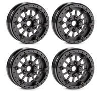 RC Models Repairs Compatible With SCX10 For Capra For TRX4 LCGVRD VS4-10 For Phoenix H10 OPTIC RC Ultralight Carbon Aluminum 1.9 Beadlock Wheels(Size 1)