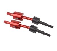 RC Models Repairs For Tamiya For TT-02 For TT-01 1/10 Aluminum For Swing Drive Shaft Kit Chassis Upgrade Parts RC Drift Car Repair Modification(Red)