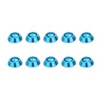 RC Models Repairs For WPL B14 B24 B16 B36 Countersunk Umbrella Flat Head Round Head Screw Concave Conical Decorative Groove Washer For RC Car Parts(Blue)