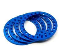 RC Models Spare For Axial For SCX10 For Wraith For TRX-4 1/10 Metal 1.9/2.2inch Replacement Beadlock Wheel Rims Rings Decoration RC Crawler Car Accessories(Blue,2.2inch)