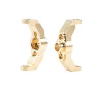 RC Models Spare For TRX4M 1/18 Steering Link Blocks Diff Cover Caster Blocks Brass RC Crawler Upgrade Parts Modification Decoration RC Car Accessories(Caster Blocks)