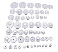 RC Models Spare RC Motor Car Upgrade Replacement Accessories 58 Pcs Reduction Gear Bag Toothed Wheels Plastic DIY Gear Assortment