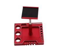 RC Modification Parts For Axial 1/18 1/24 For TRX4M For SCX24 For Fcx24 RC Car Tool Heightening Work Stand Assembly For Platform 360 Degree Rotate Repair Station(Red)